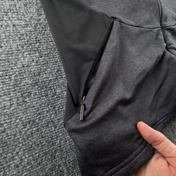 KJUS Marlene Zip Jacket Gray Logo Pockets Stretch Active Performance Large 40 - Picture 10 of 16